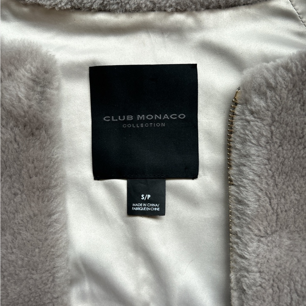 Club Monaco Shearling Coat - Picture 4 of 6